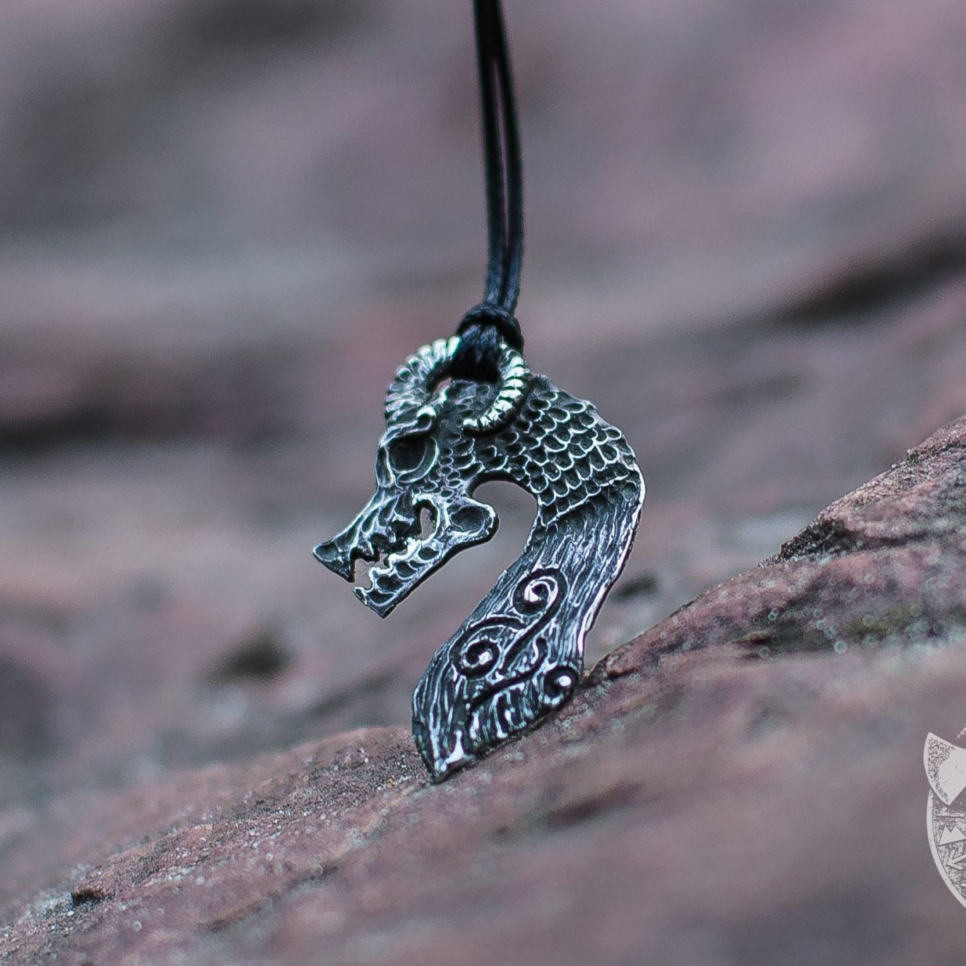Drakkar 925 Sterling Silver Pendant - VikingsBrand