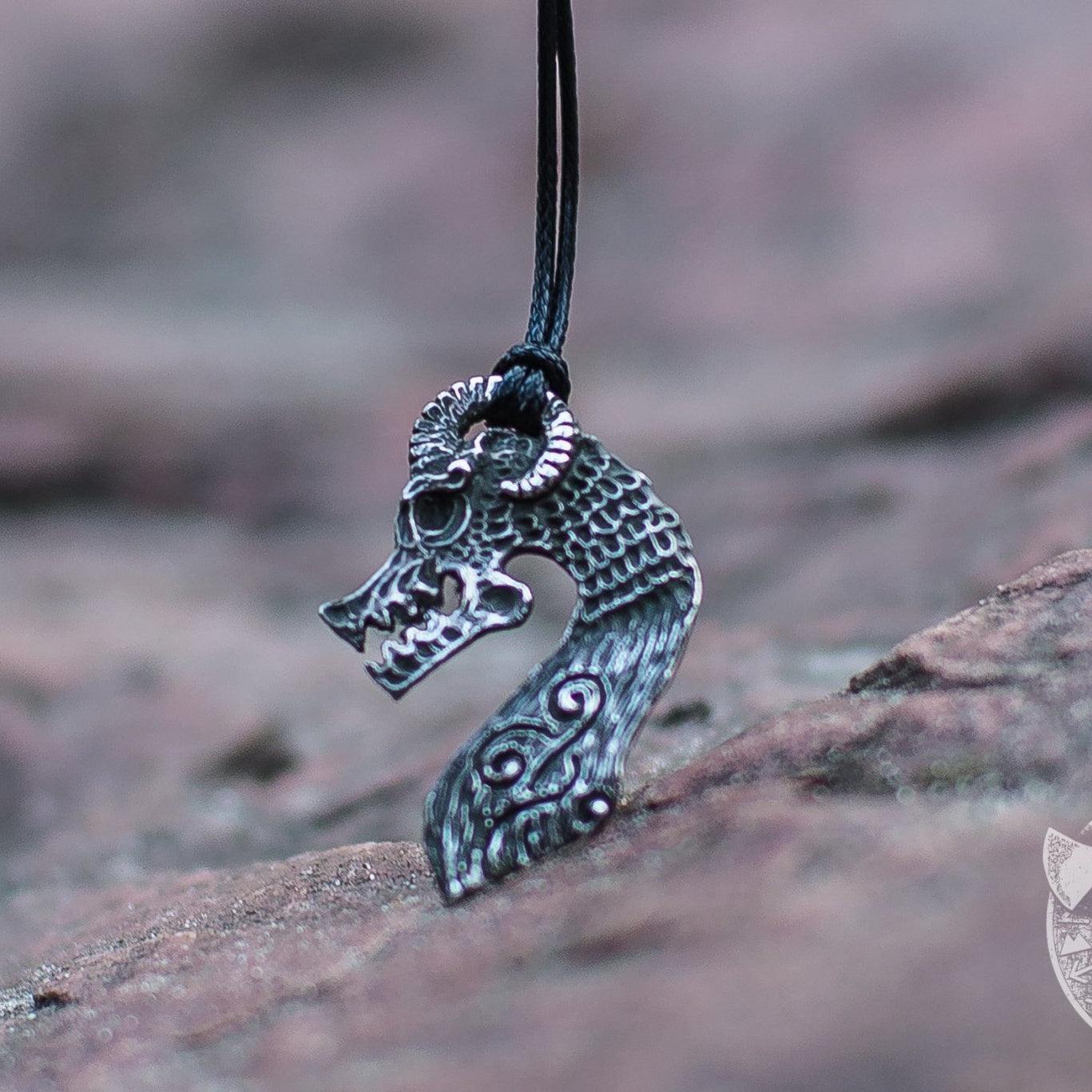 Drakkar 925 Sterling Silver Pendant - VikingsBrand