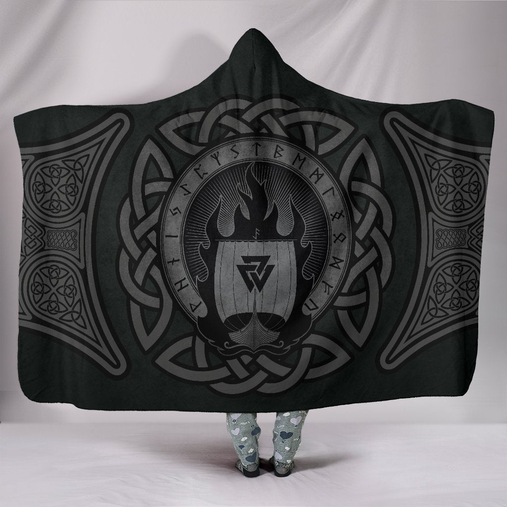 Drakkar Sailing Hooded Blanket - VikingsBrand
