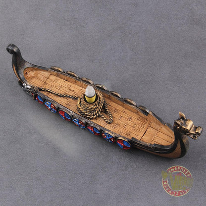 Drakkar Viking Boat Incense Holder