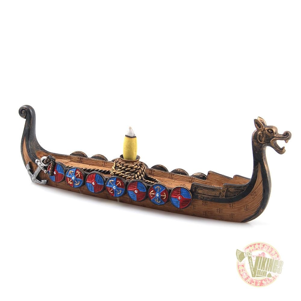 Drakkar Viking Boat Incense Holder