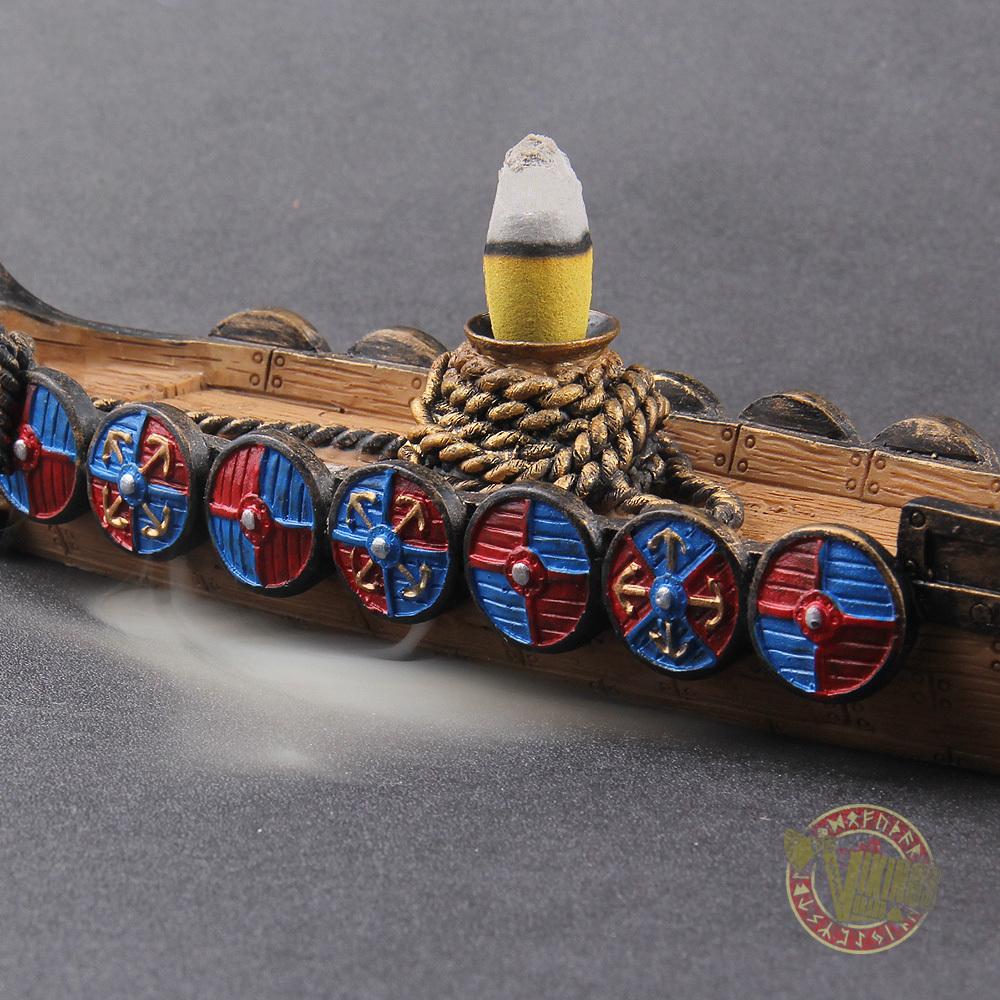 Drakkar Viking Boat Incense Holder