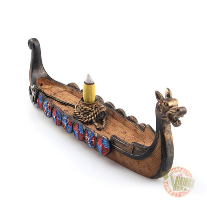 Drakkar Viking Boat Incense Holder