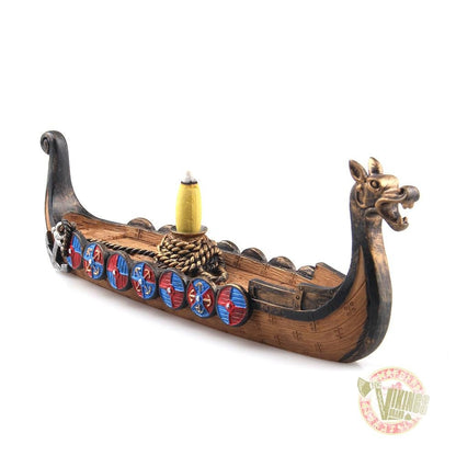 Drakkar Viking Boat Incense Holder