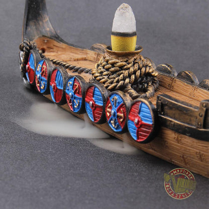 Drakkar Viking Boat Incense Holder