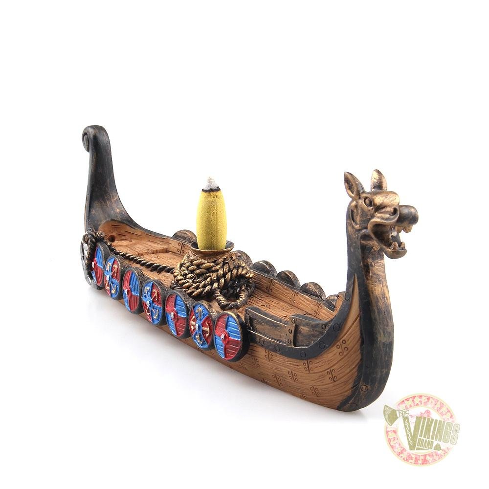 Drakkar Viking Boat Incense Holder