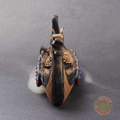 Drakkar Viking Boat Incense Holder