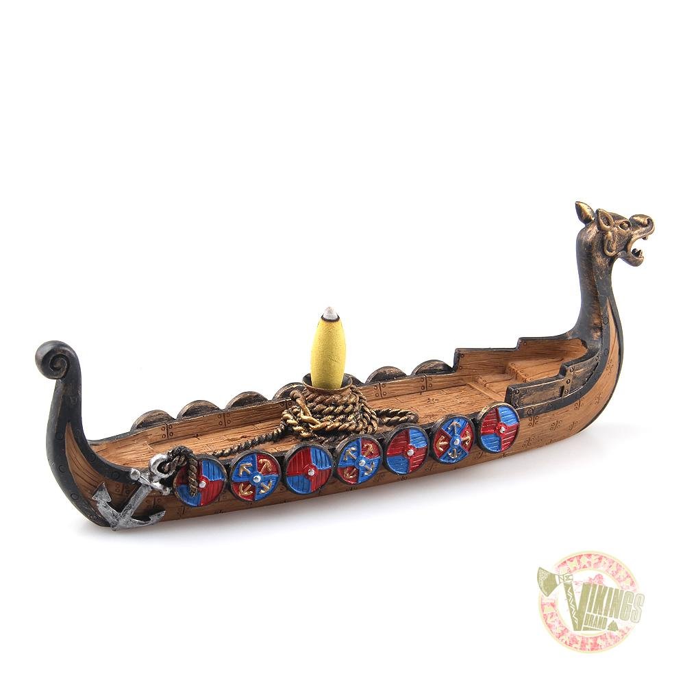 Drakkar Viking Boat Incense Holder