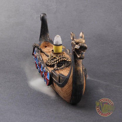 Drakkar Viking Boat Incense Holder