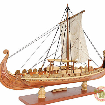 Drakkar Viking Ship - Wooden Model - DIY Kit (Unassembled)- 1/50 Scale - VikingsBrand