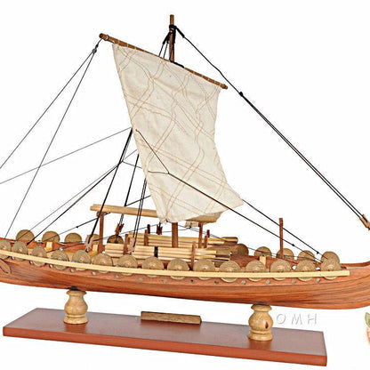 Drakkar Viking Ship - Wooden Model - DIY Kit (Unassembled)- 1/50 Scale - VikingsBrand
