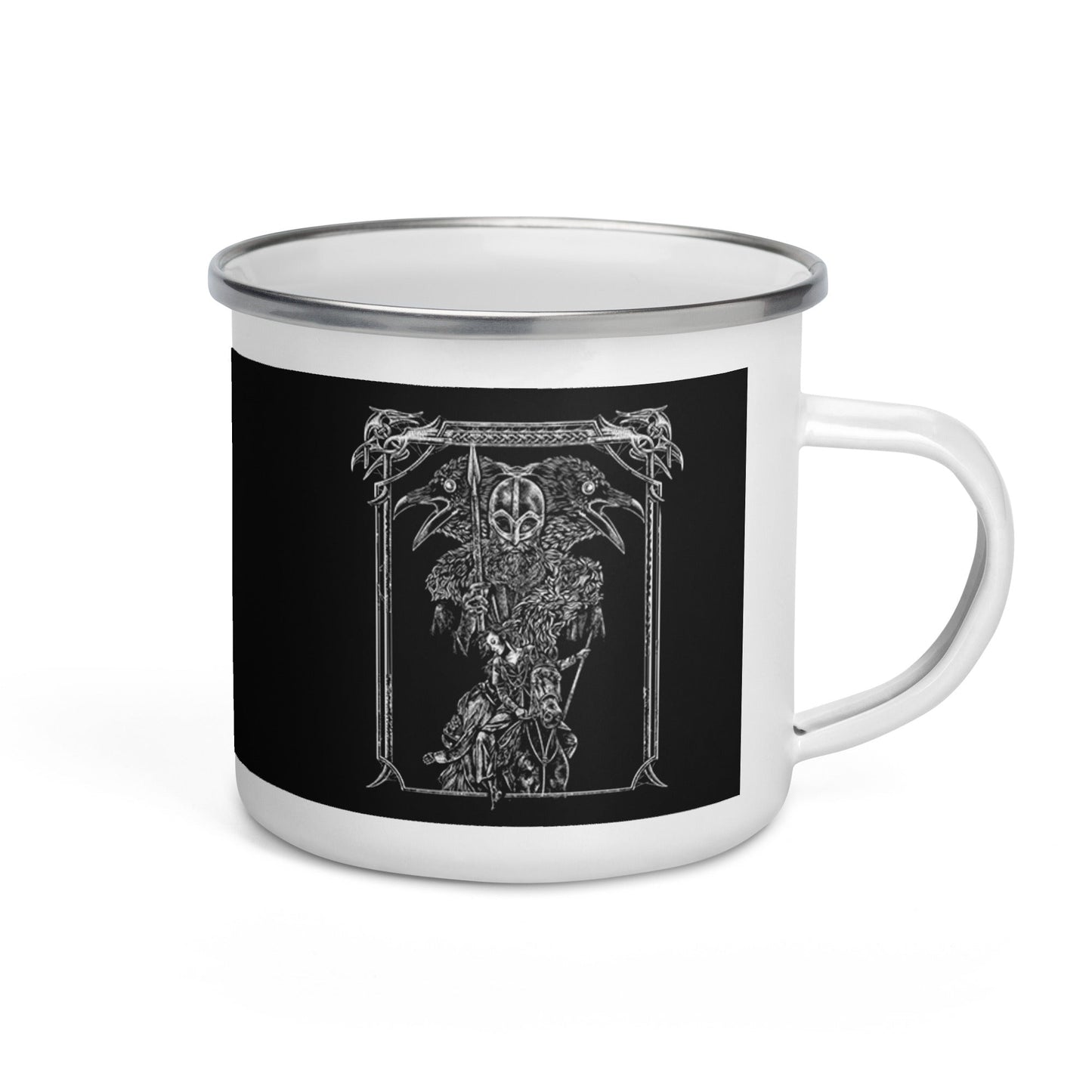 Einherjar Path Viking Enamel Mug