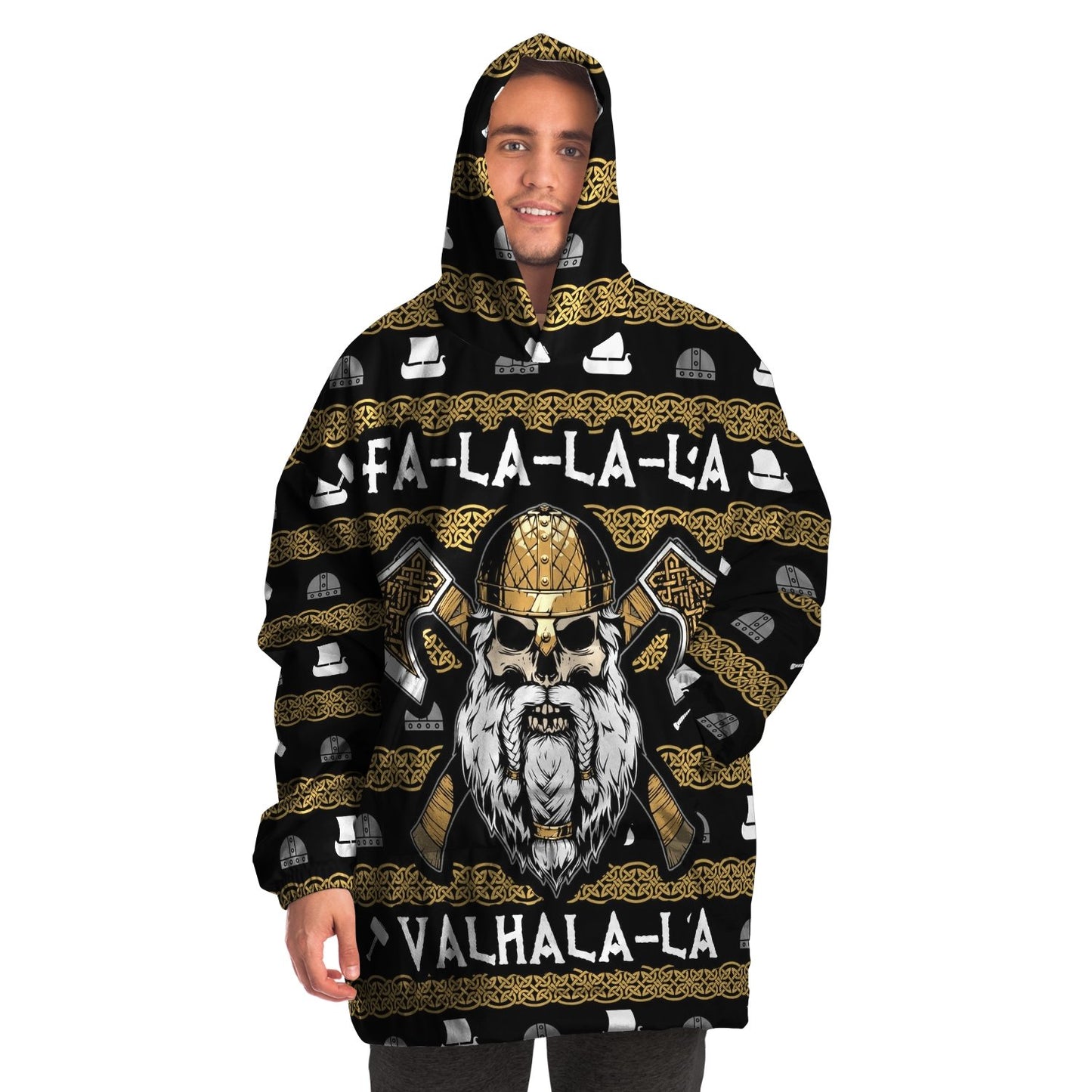 Fa-La-La-La-La Valhalla One Size Snug Hoodie - VikingsBrand