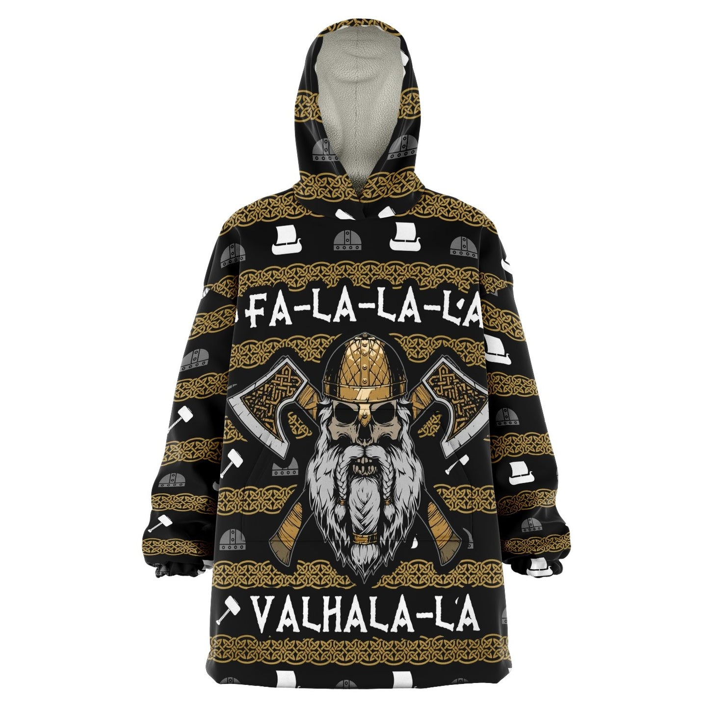 Fa-La-La-La-La Valhalla One Size Snug Hoodie - VikingsBrand
