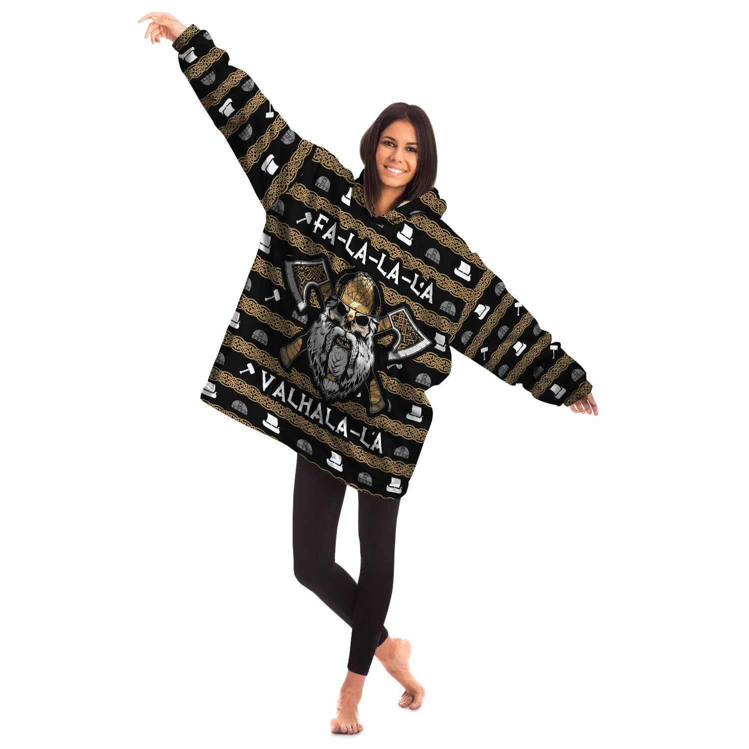Fa-La-La-La-La Valhalla One Size Snug Hoodie - VikingsBrand