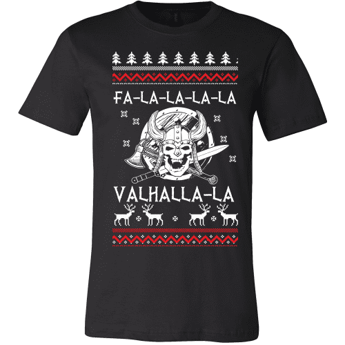 Fa - La - La Valhalla Christmas Sweater - VikingsBrand