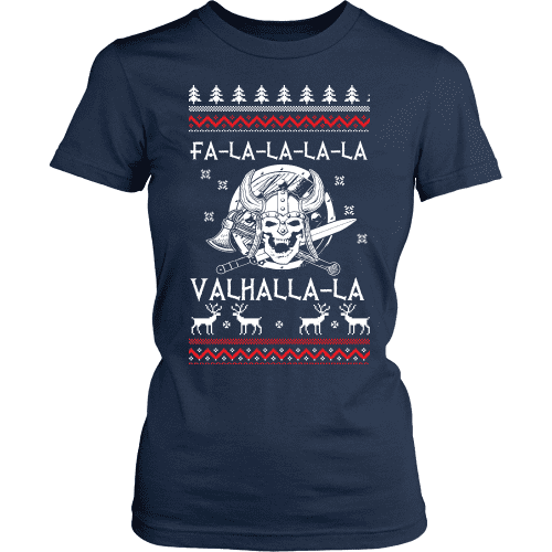 Fa - La - La Valhalla Christmas Sweater - VikingsBrand
