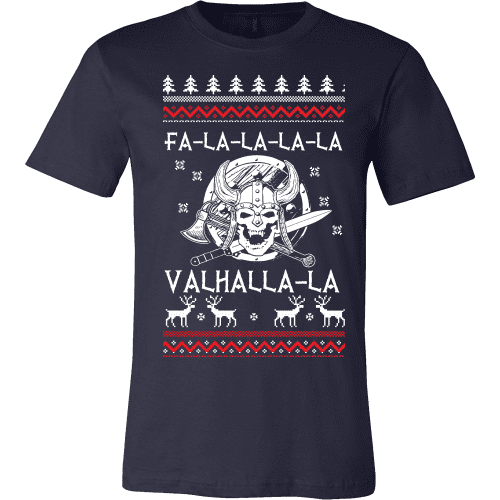 Fa - La - La Valhalla Christmas Sweater - VikingsBrand