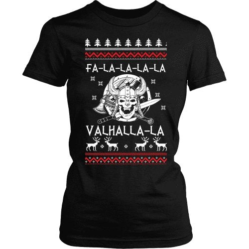 Fa - La - La Valhalla Christmas Sweater - VikingsBrand