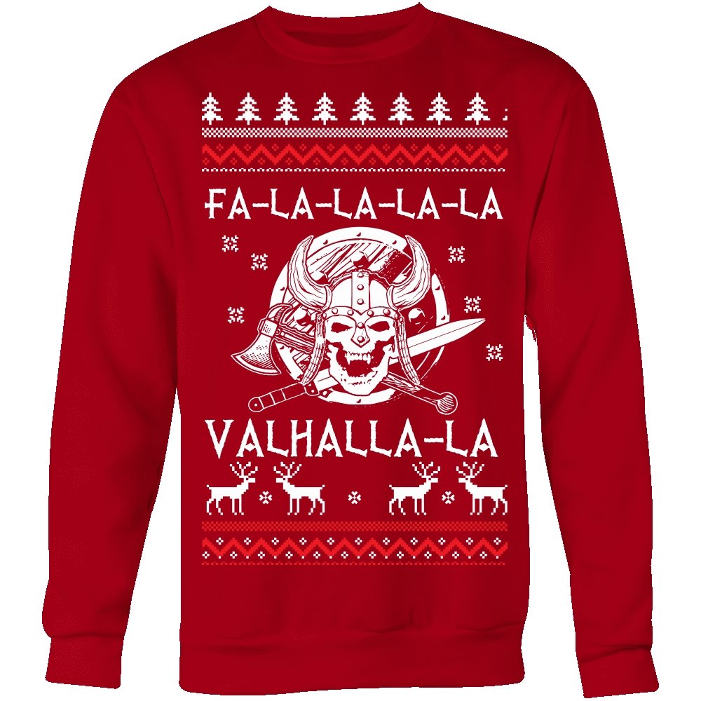 Fa - La - La Valhalla Holiday Sweater - VikingsBrand