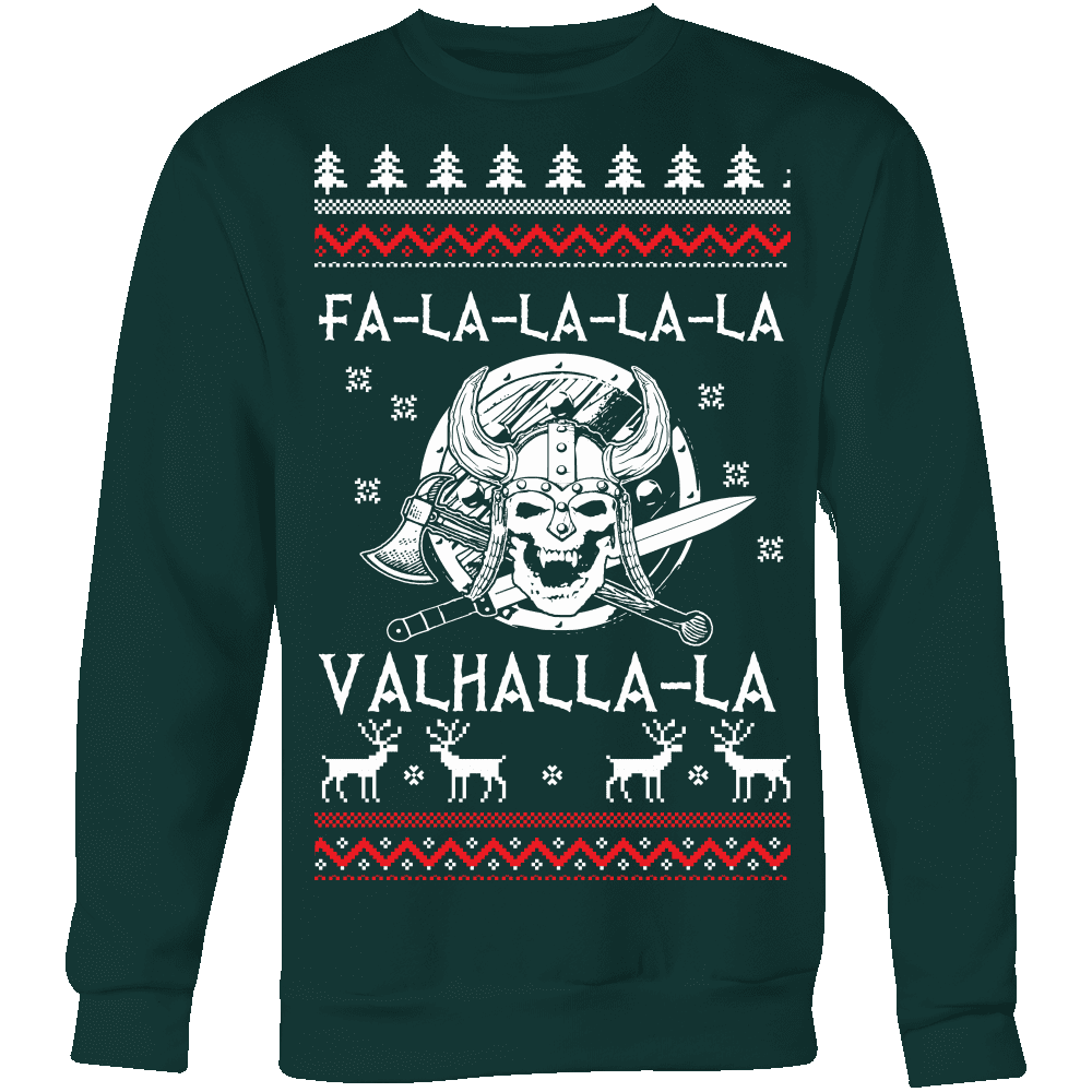 Fa - La - La Valhalla Holiday Sweater - VikingsBrand