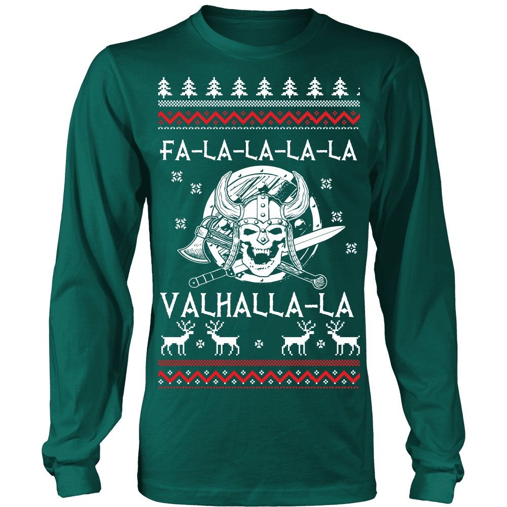 Fa - La - La Valhalla Holiday Sweater - VikingsBrand