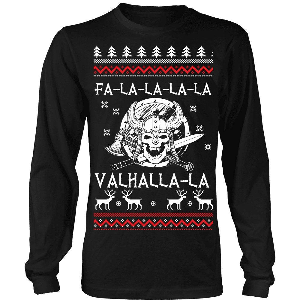 Fa - La - La Valhalla Holiday Sweater - VikingsBrand