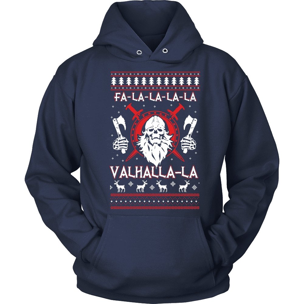Fa - La - La Valhalla New Holiday Sweater - VikingsBrand