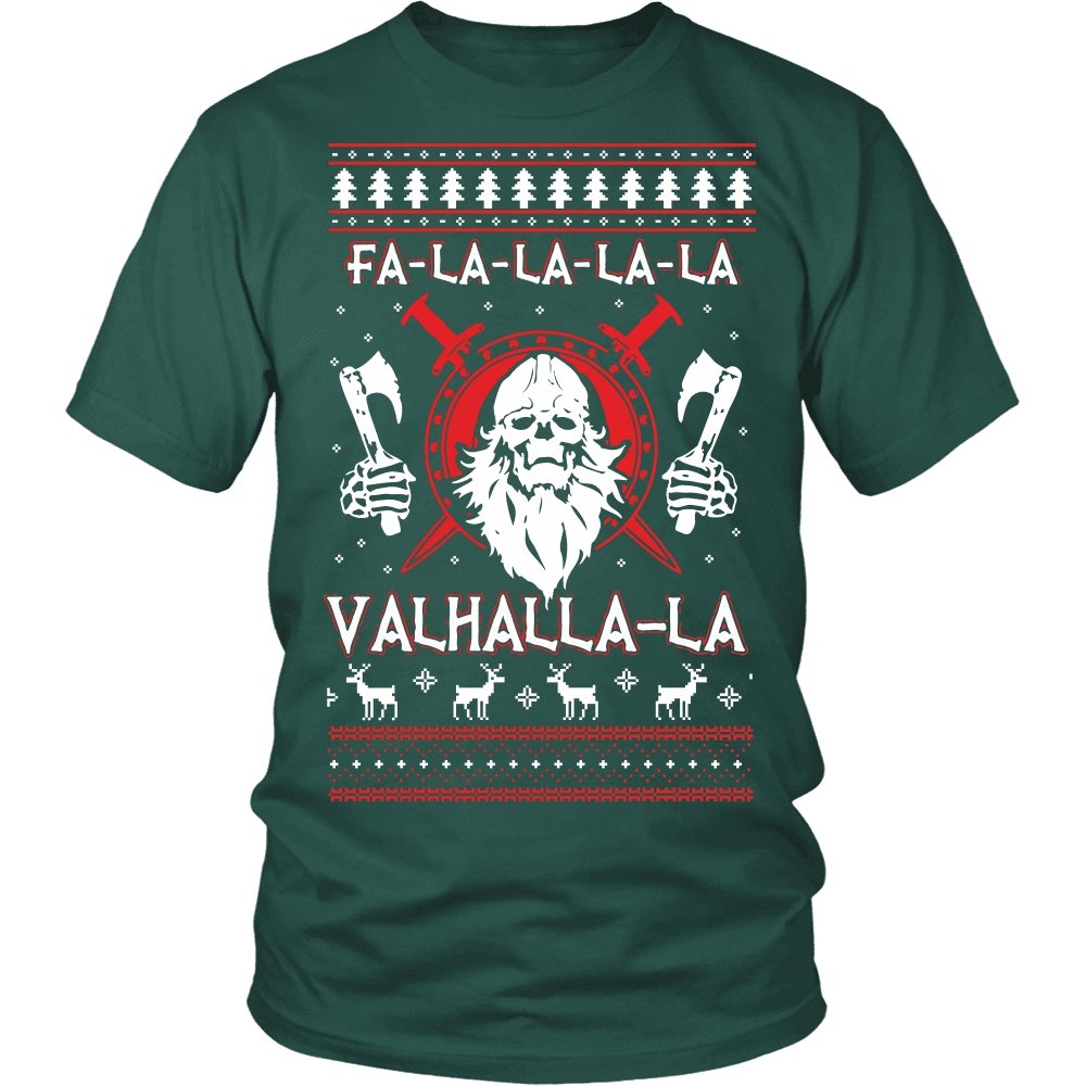 Fa - La - La Valhalla New Holiday Sweater - VikingsBrand