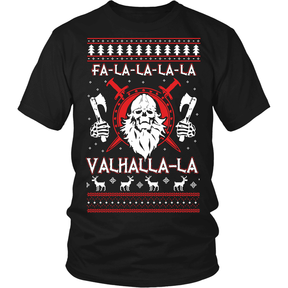 Fa - La - La Valhalla New Holiday Sweater - VikingsBrand