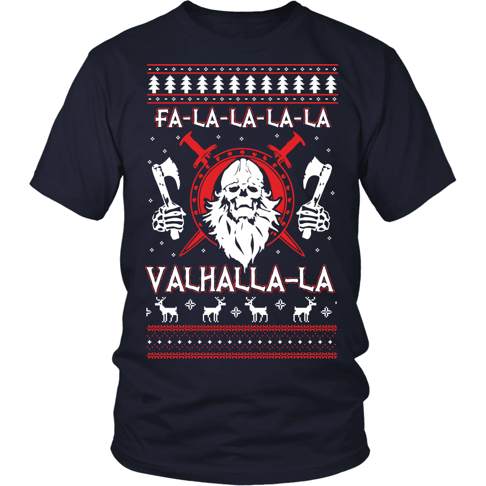 Fa - La - La Valhalla New Holiday Sweater - VikingsBrand