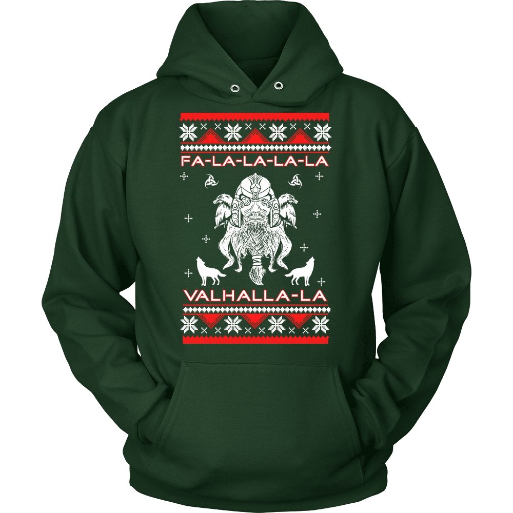 Fa - La - La Valhalla Odin Yule - Christmas Sweater - VikingsBrand