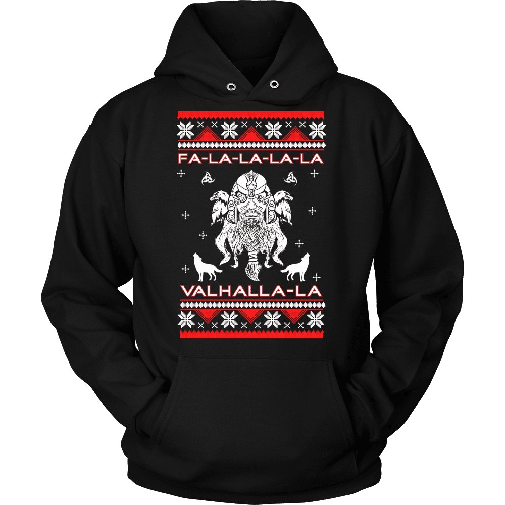 Fa - La - La Valhalla Odin Yule - Christmas Sweater - VikingsBrand