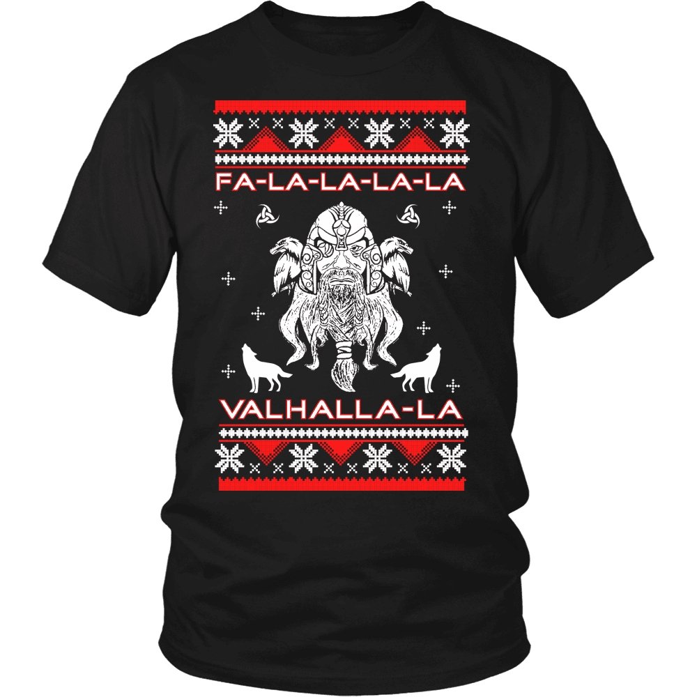 Fa - La - La Valhalla Odin Yule - Christmas Sweater - VikingsBrand