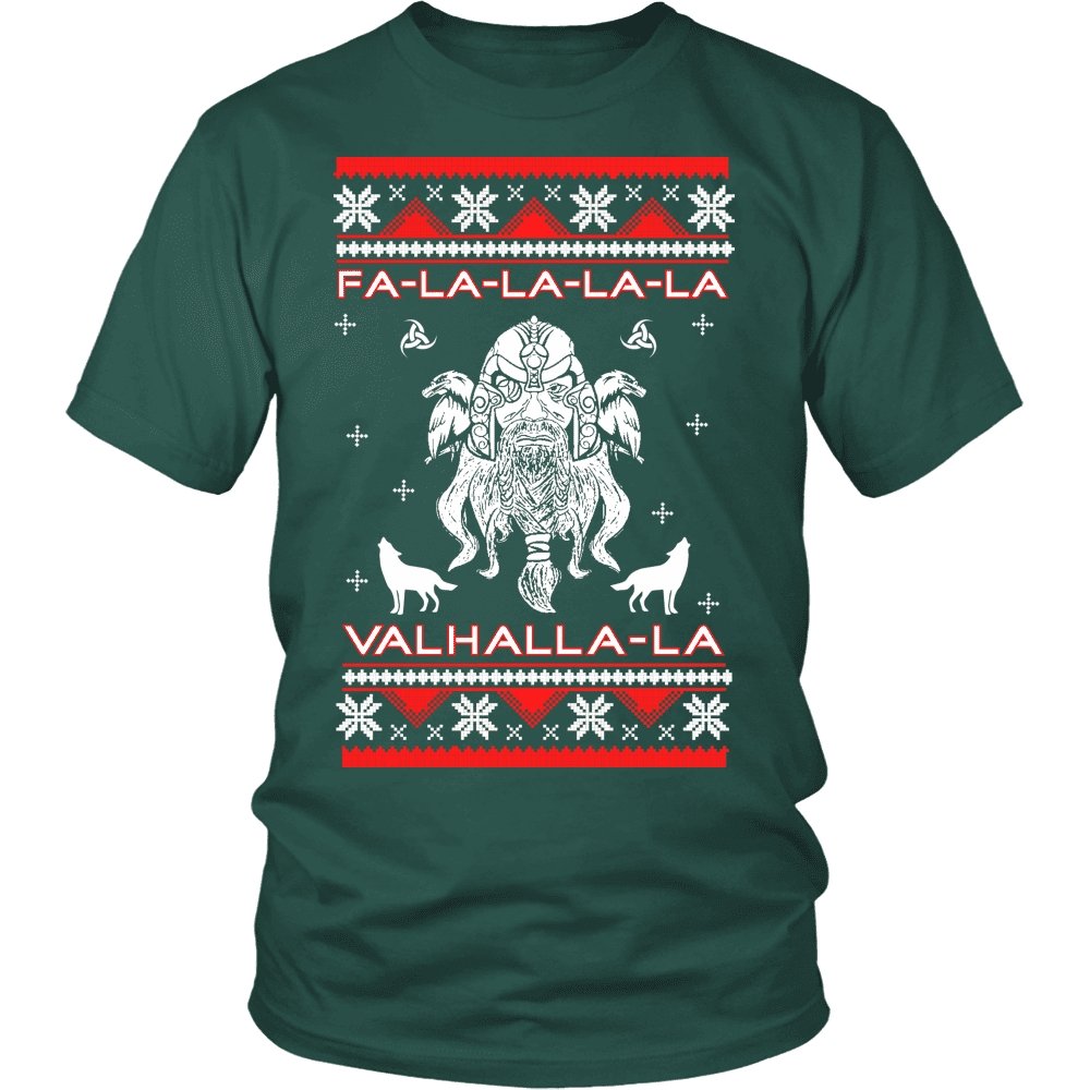 Fa - La - La Valhalla Odin Yule - Christmas Sweater - VikingsBrand