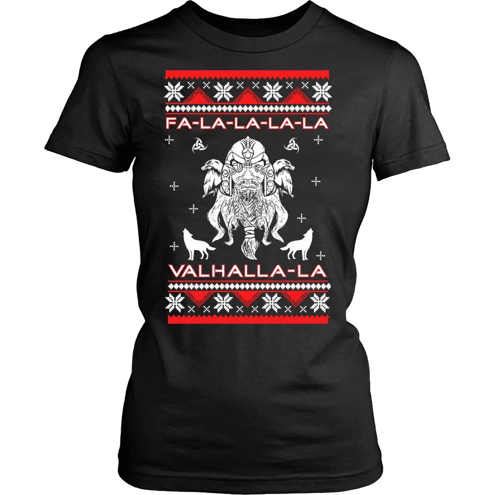 Fa - La - La Valhalla Odin Yule - Christmas Sweater - VikingsBrand