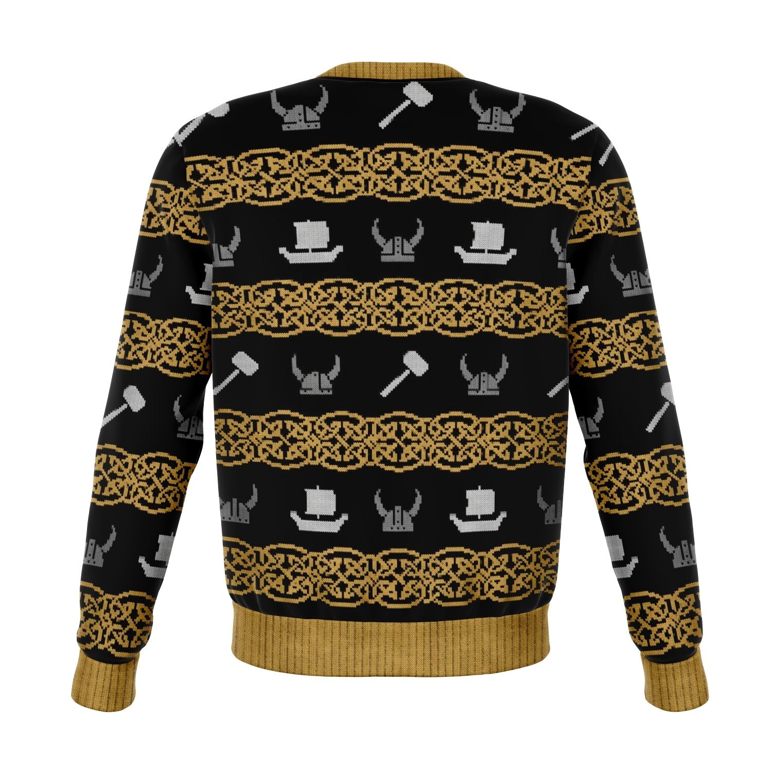 Fa La La Valhalla Sweater Gold - VikingsBrand