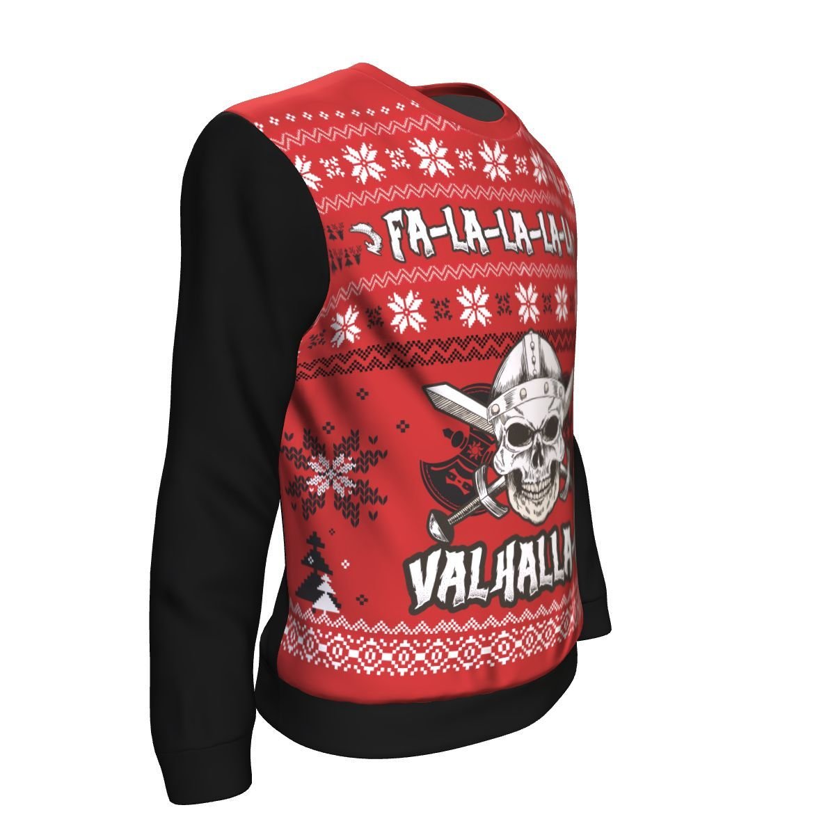 Fa La La Valhalla Ugly Christmas - Yule Sweater - VikingsBrand