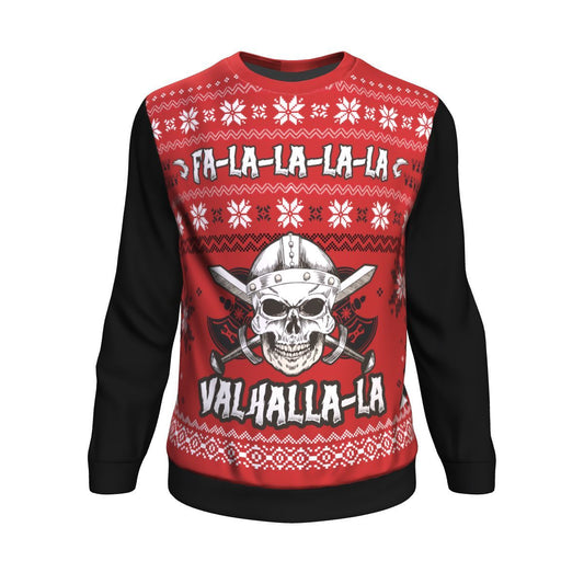 Fa La La Valhalla Ugly Christmas - Yule Sweater - VikingsBrand