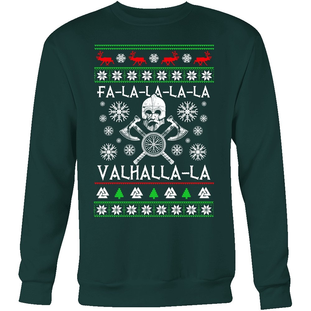 Fa - La - La Valhalla Yule - Christmas Sweater (VB01) - VikingsBrand
