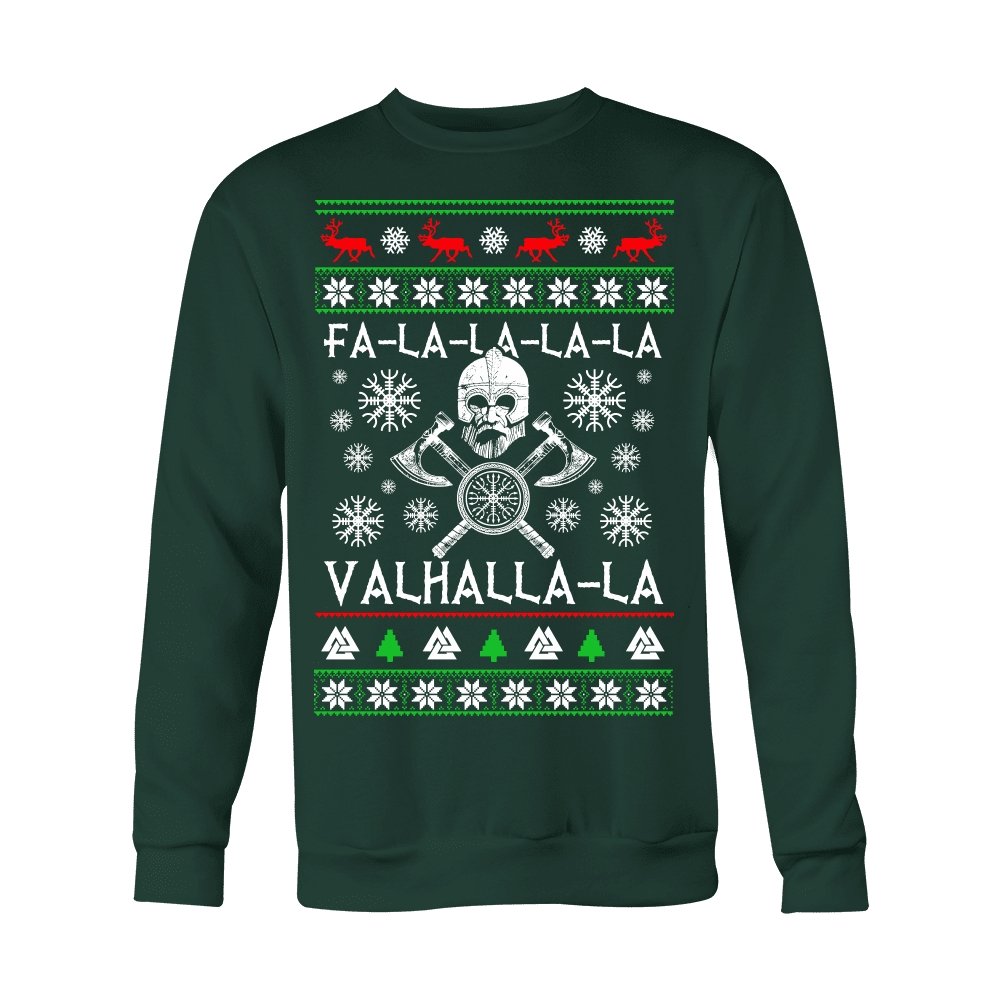 Fa - La - La Valhalla Yule - Christmas Sweater (VB01) - VikingsBrand