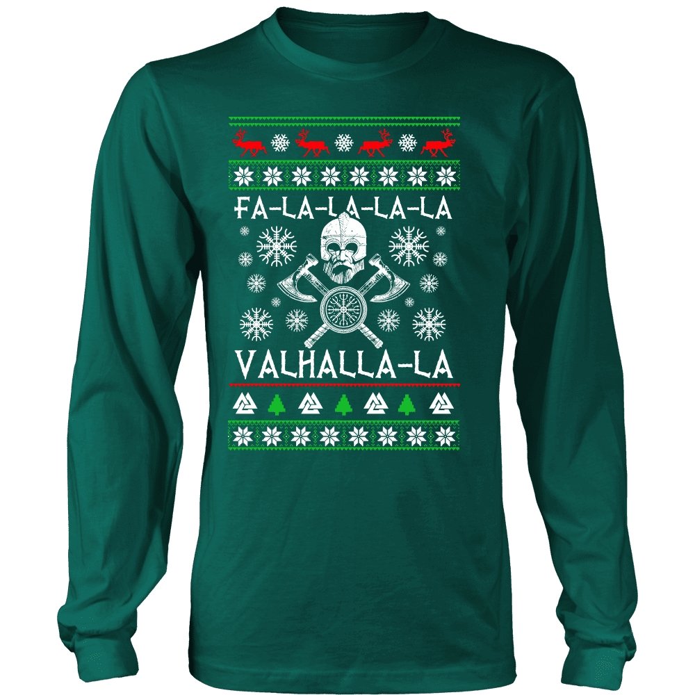 Fa - La - La Valhalla Yule - Christmas Sweater (VB01) - VikingsBrand