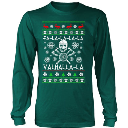 Fa - La - La Valhalla Yule - Christmas Sweater (VB01) - VikingsBrand