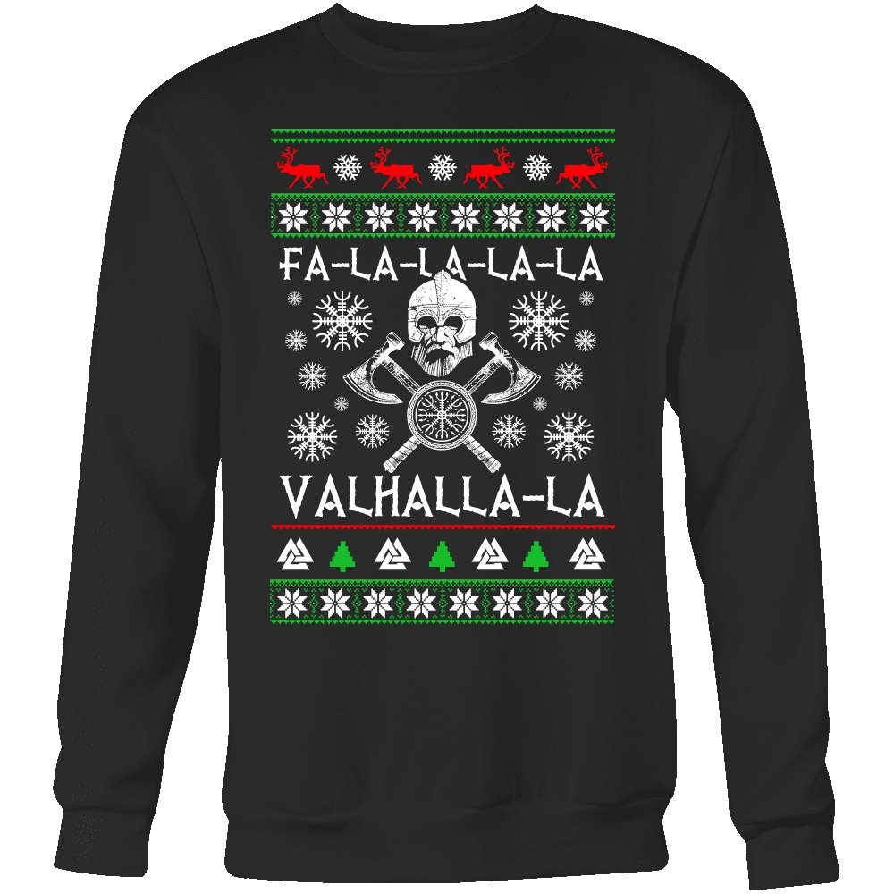 Fa - La - La Valhalla Yule - Christmas Sweater (VB01) - VikingsBrand