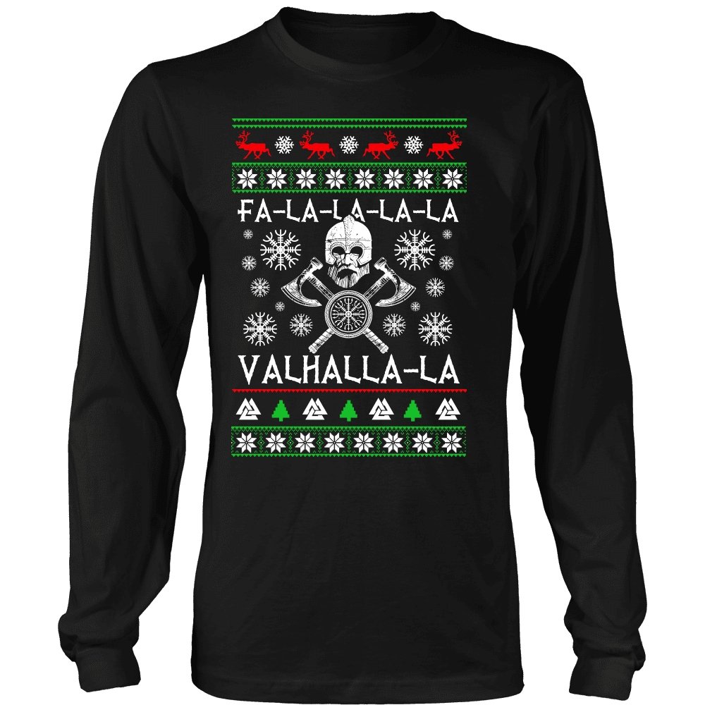 Fa - La - La Valhalla Yule - Christmas Sweater (VB01) - VikingsBrand