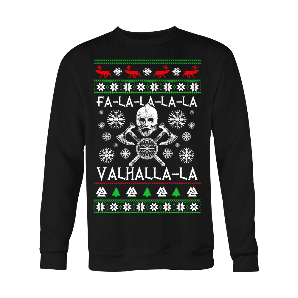 Fa - La - La Valhalla Yule - Christmas Sweater (VB01) - VikingsBrand