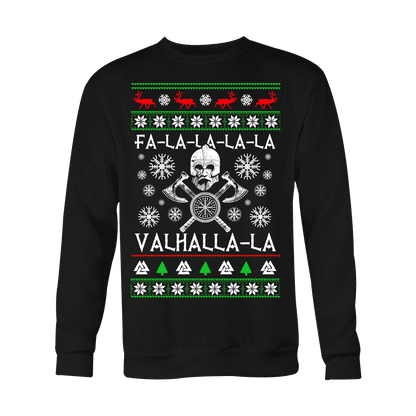 Fa - La - La Valhalla Yule - Christmas Sweater (VB01) - VikingsBrand