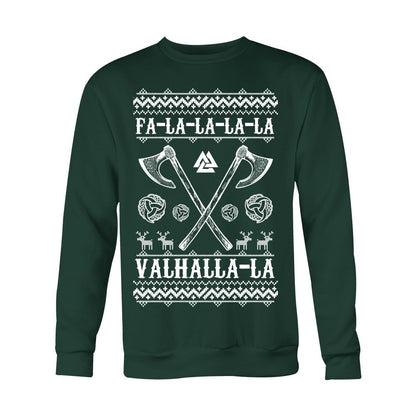 Fa - La - La Valhalla Yule - Christmas Sweater (VB02) - VikingsBrand