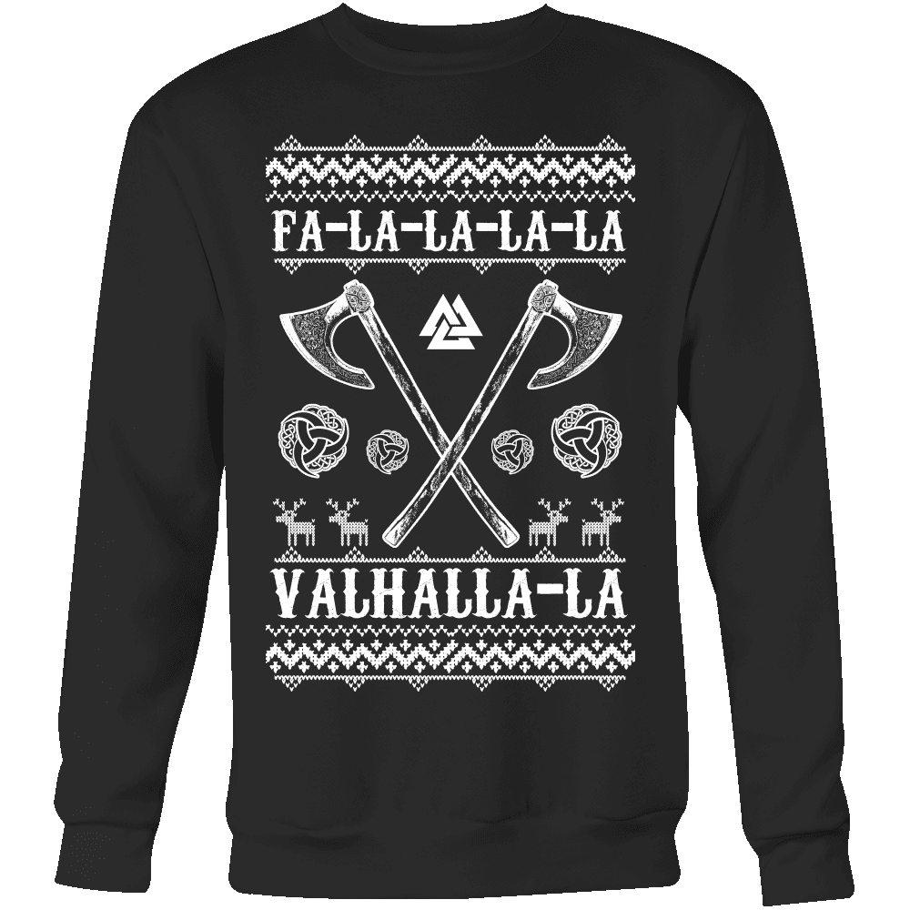 Fa - La - La Valhalla Yule - Christmas Sweater (VB02) - VikingsBrand