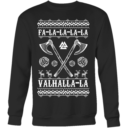Fa - La - La Valhalla Yule - Christmas Sweater (VB02) - VikingsBrand